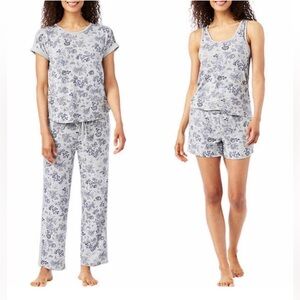Lucky Brand 4 Piece Floral Pajama Set
